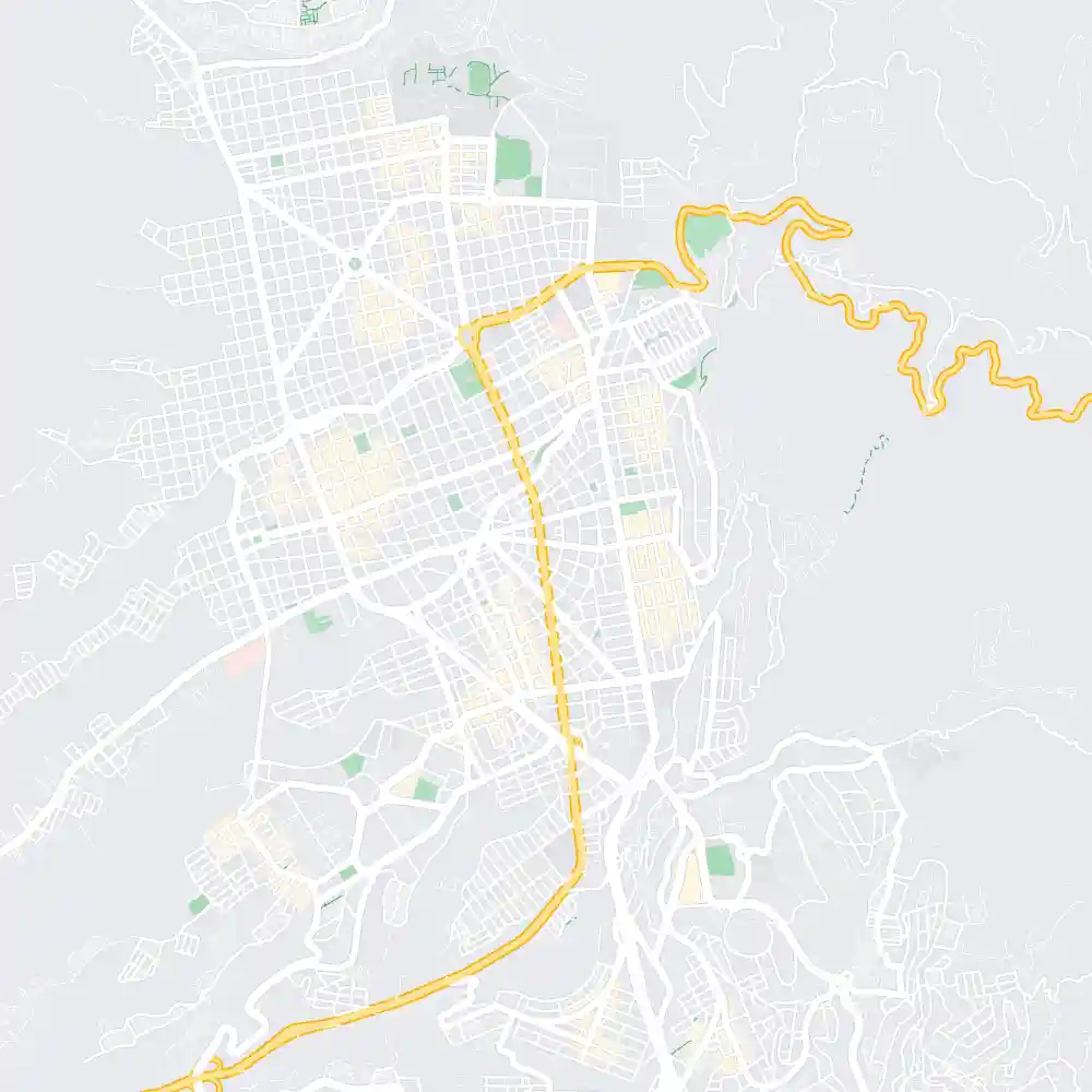 Mapa de Bucaramanga